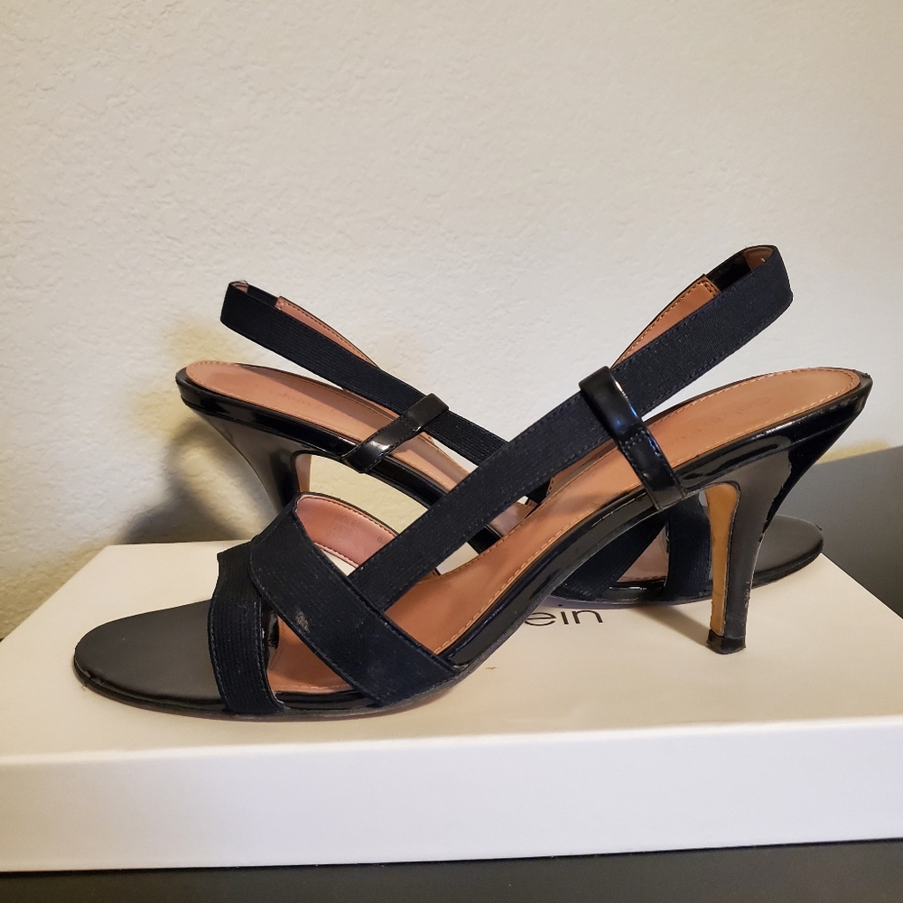 Calvin Klein Slingback High Heel E8130